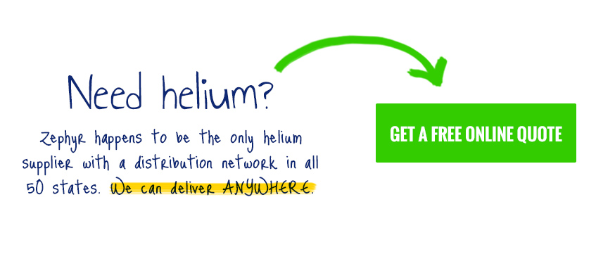 Need helium? Get a free helium quote from Zephyr Solutions